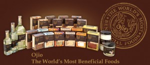 Ultimate Superfoods Ojio brand organic raw cocao, goji berries