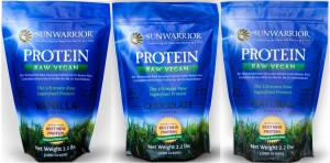 protein powder from Sun Warrior is raw, vegan, and powerful